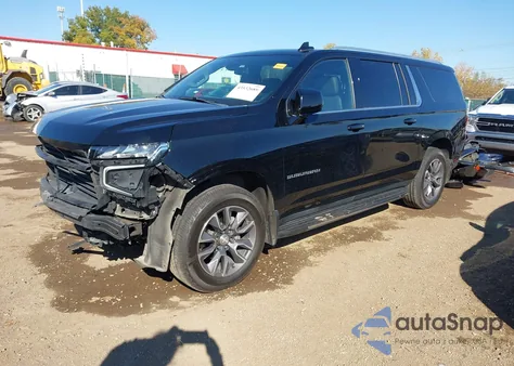 2022 Chevrolet Suburban 4Wd Lt из США, поврежденный, VIN 1GNSKCKD1NR285046